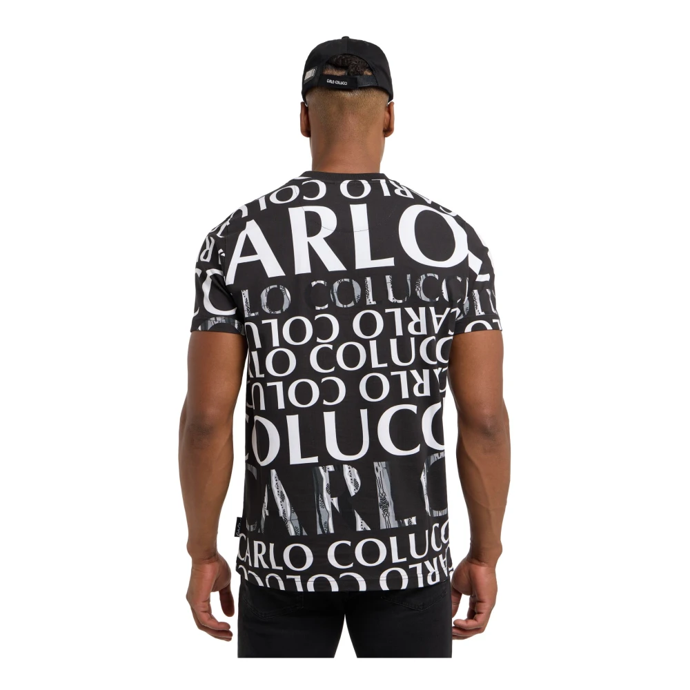 carlo colucci Black Friday T-shirt Black Heren