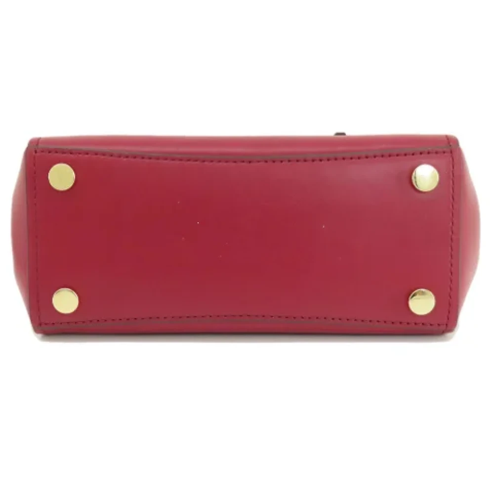 Michael Kors Pre-owned Leather handbags Red Dames