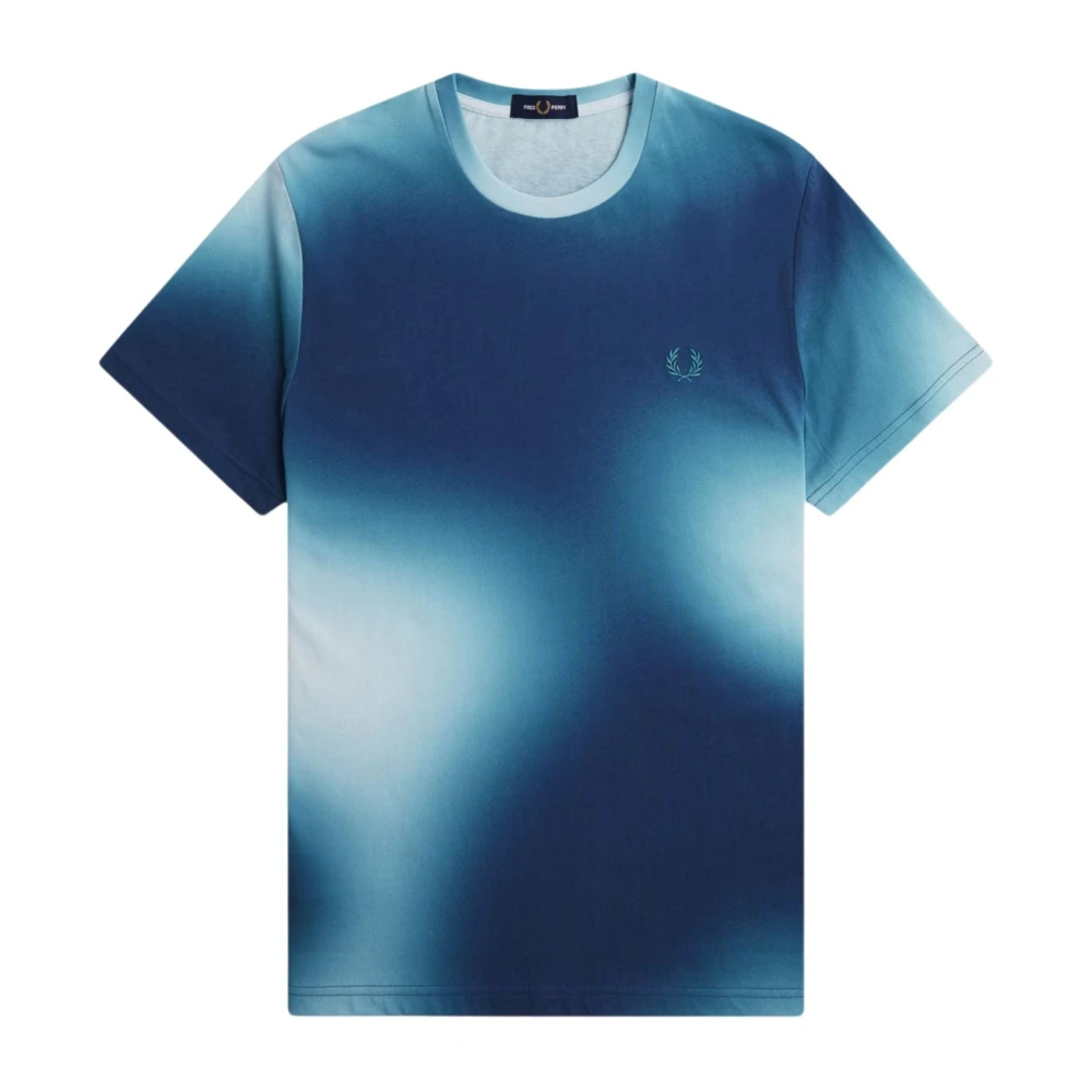 Fred Perry T-Shirts Blue Heren