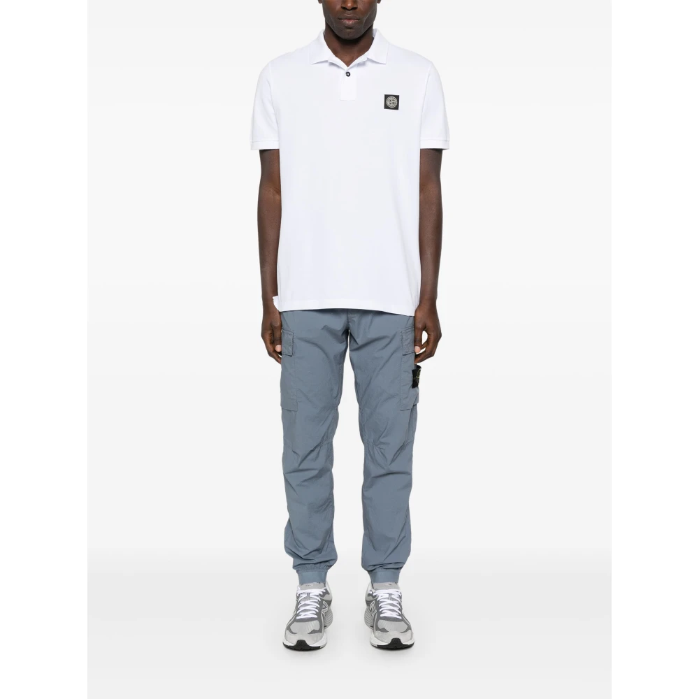 Stone Island Klassiek Poloshirt in Diverse Kleuren White Heren