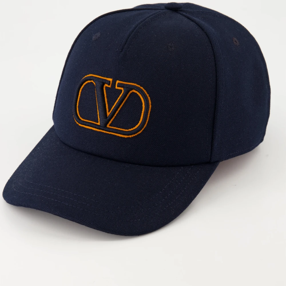 Valentino Garavani Blauwe VLogo Signature Pet Blue Heren