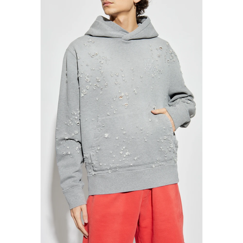 Amiri Sweatshirt met logo Gray Heren