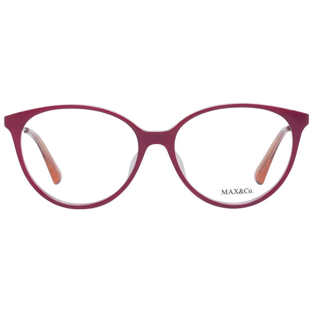 Max & Co Burgundy Cat Eye Dames Optische Frames Red Unisex