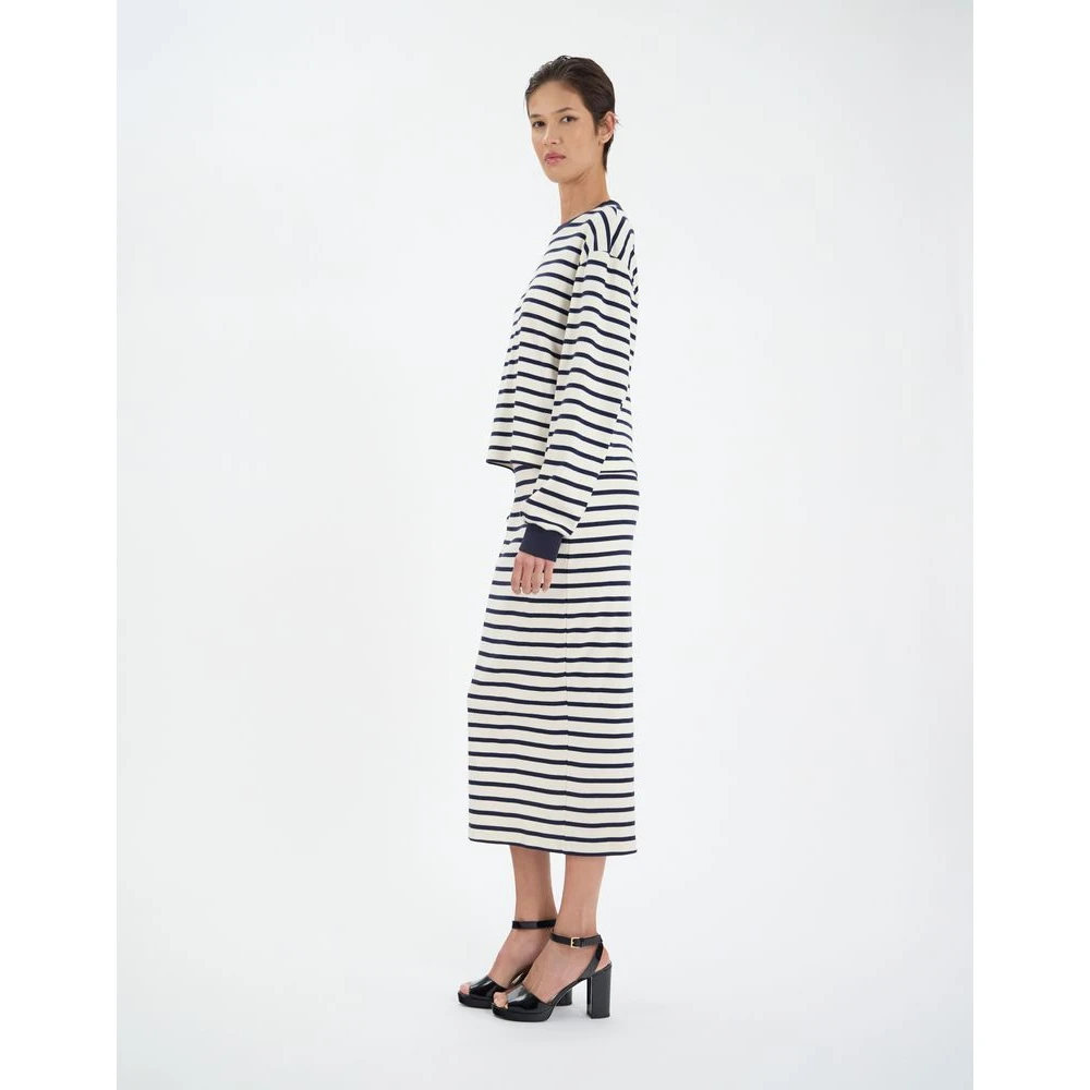 Ines De La Fressange Paris Layann navy katoenen trui Blue Dames