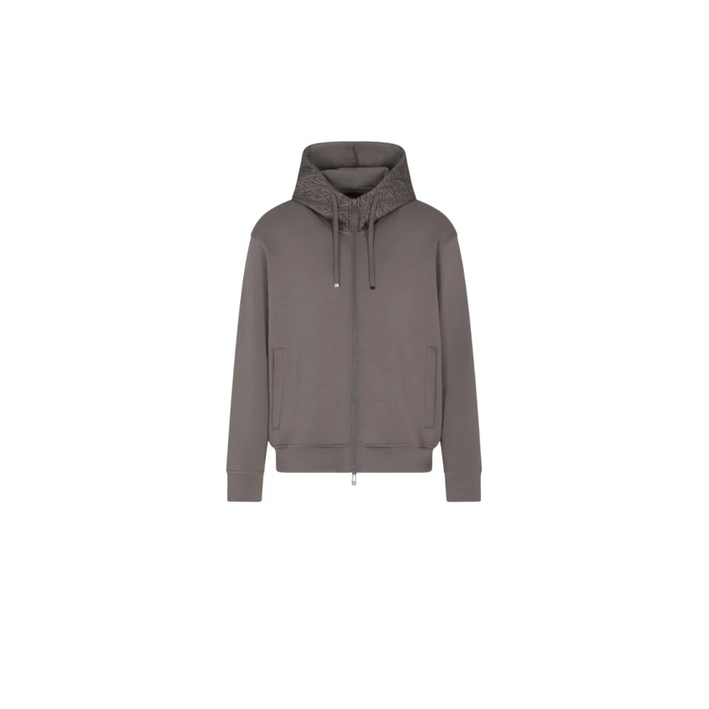 Armani Exchange Hombre Sudadera Con Capucha Y Cremallera