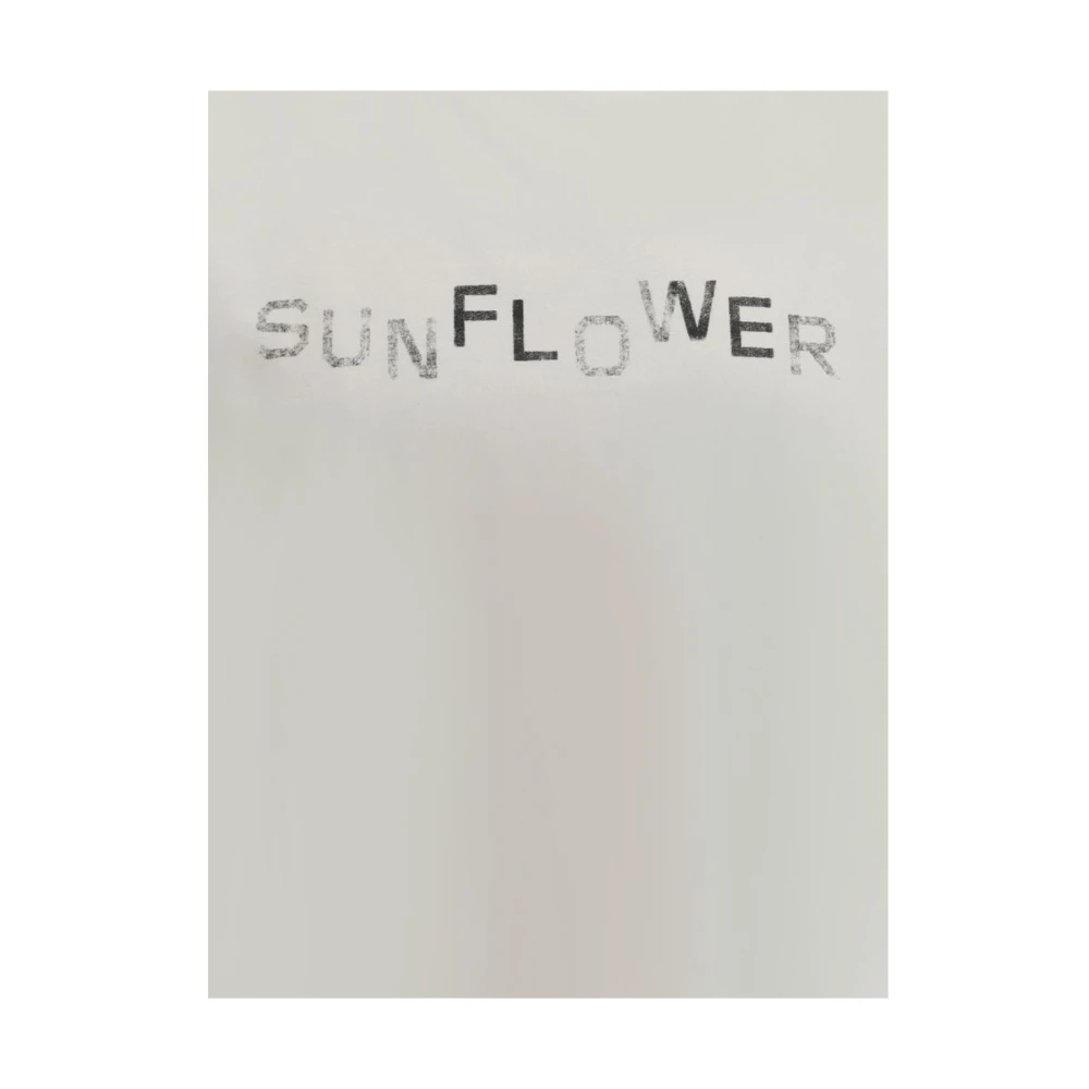 Sunflower Logo T-shirt met Monogram Design Gray Heren