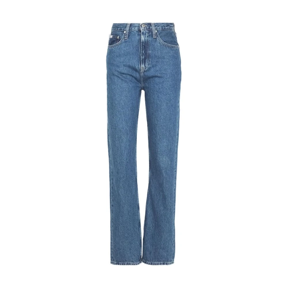 Calvin Klein Jeans Lichtblauwe Baggy Jeans & Broek Blue Dames