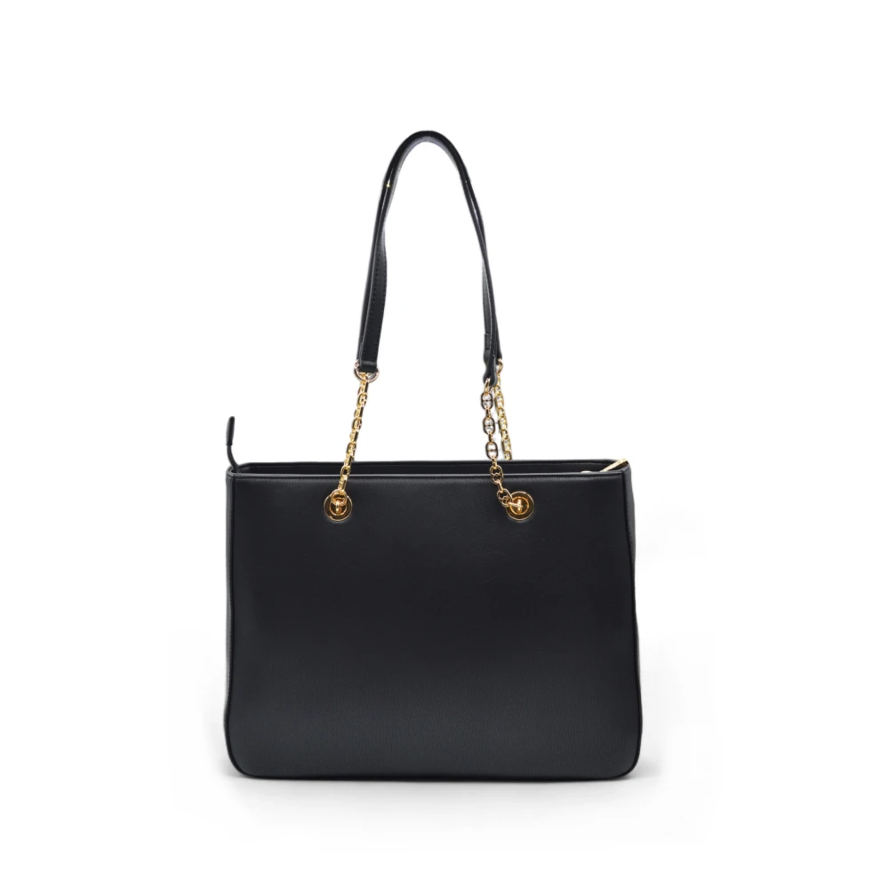 Love Moschino Iconische Schoudertas met Ritssluiting Black Dames