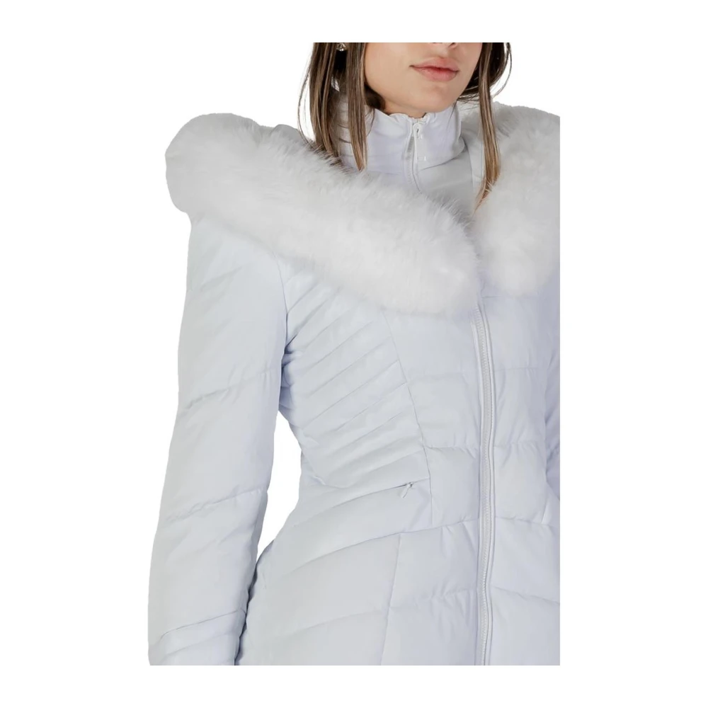 Guess Polyurethaan Jassen & Mantels Collectie White Dames