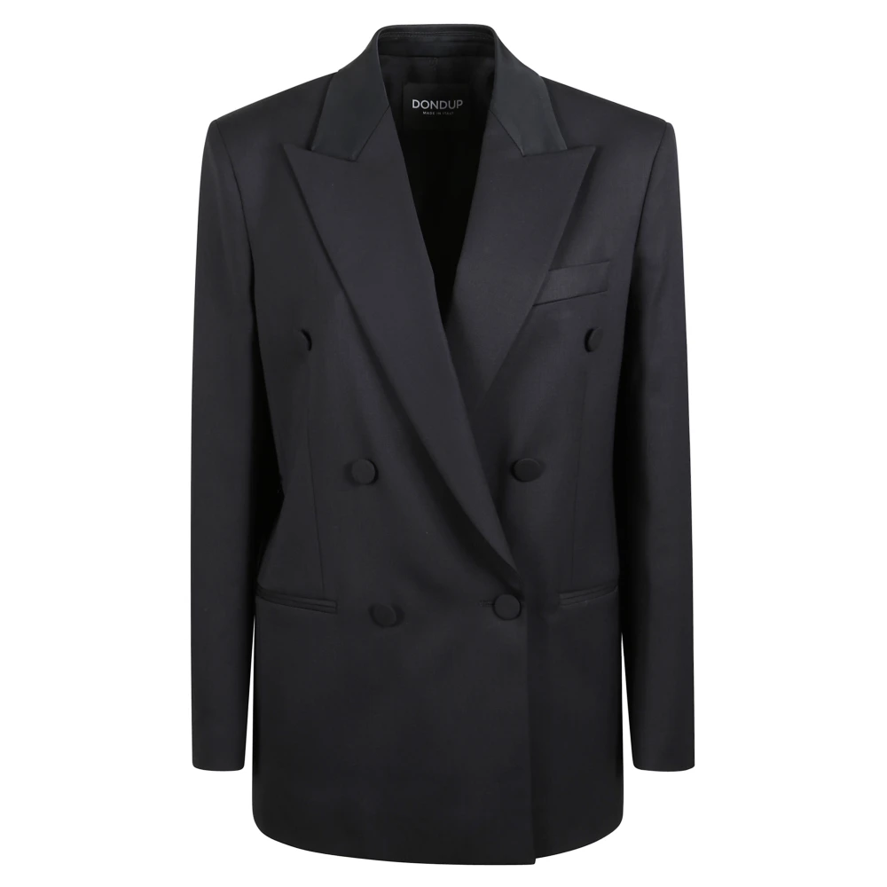 Dondup Black Jackets - Female - Blazers - S - Jackets