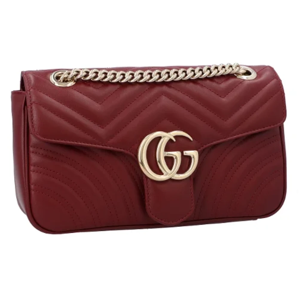 Gucci Leather -bags Red Dames