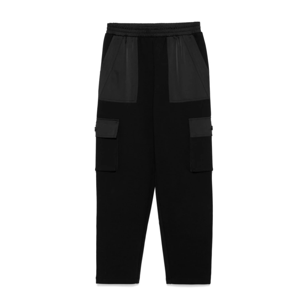 Twinset Zwarte Broek met Cargo Zakken Black Dames