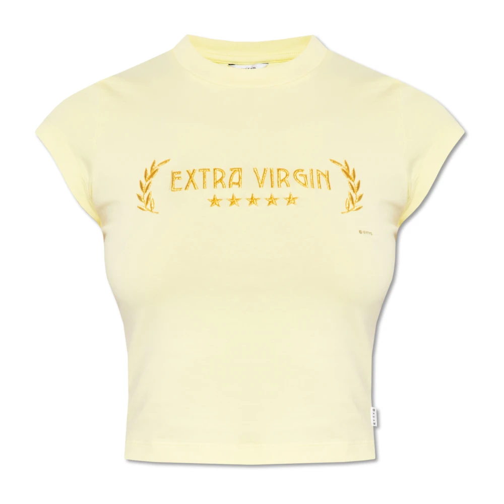 Eytys Zion T-shirt Yellow Dames