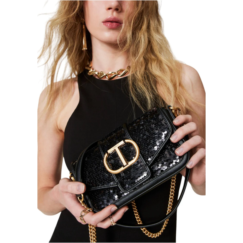 Twinset Schoudertas Black Dames