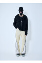 pantalon-banane-en-coton-enduit-design-a-fermeture-eclair