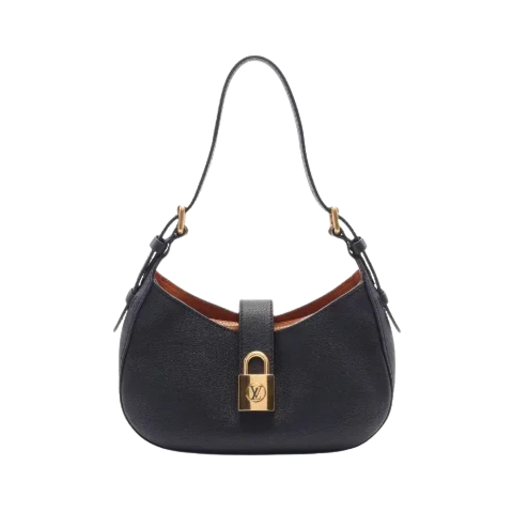 Louis Vuitton Vintage Pre-owned Leather crossbody-bags Black Dames