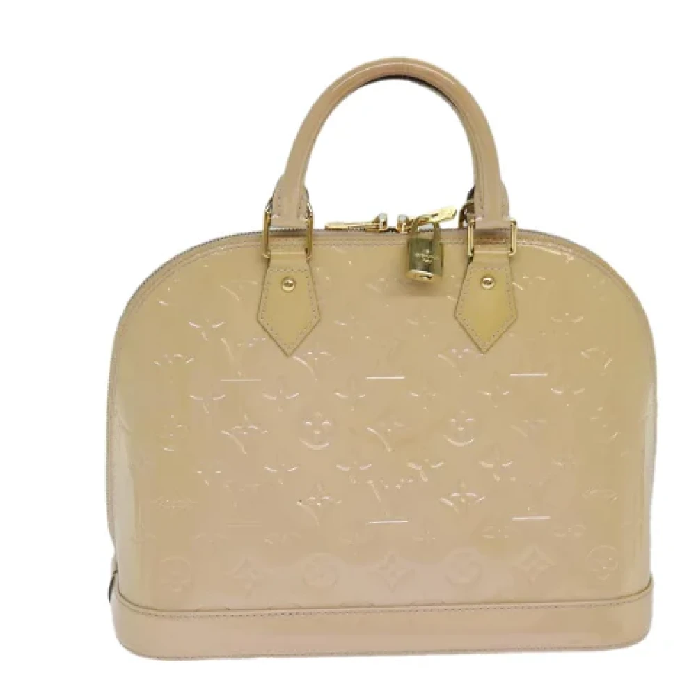 Chanel Vintage Pre-owned Leather chanel-bags Beige Dames