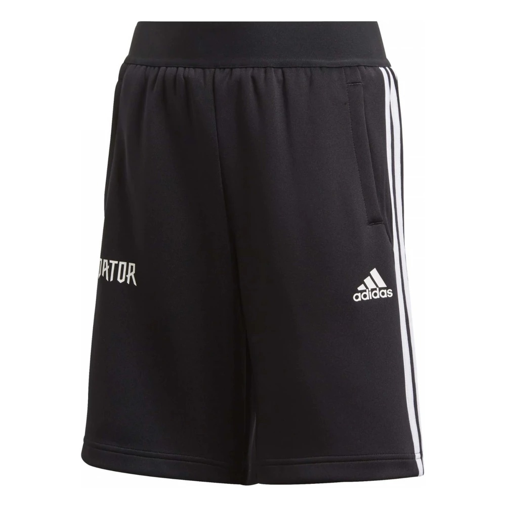 Adidas 3 Strepen Shorts Black Heren
