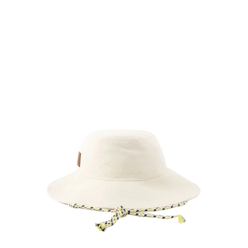 Isabel marant Beige Katoenen Bucket Hat Beige Dames