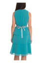 robe-mini-en-georgette-col-v