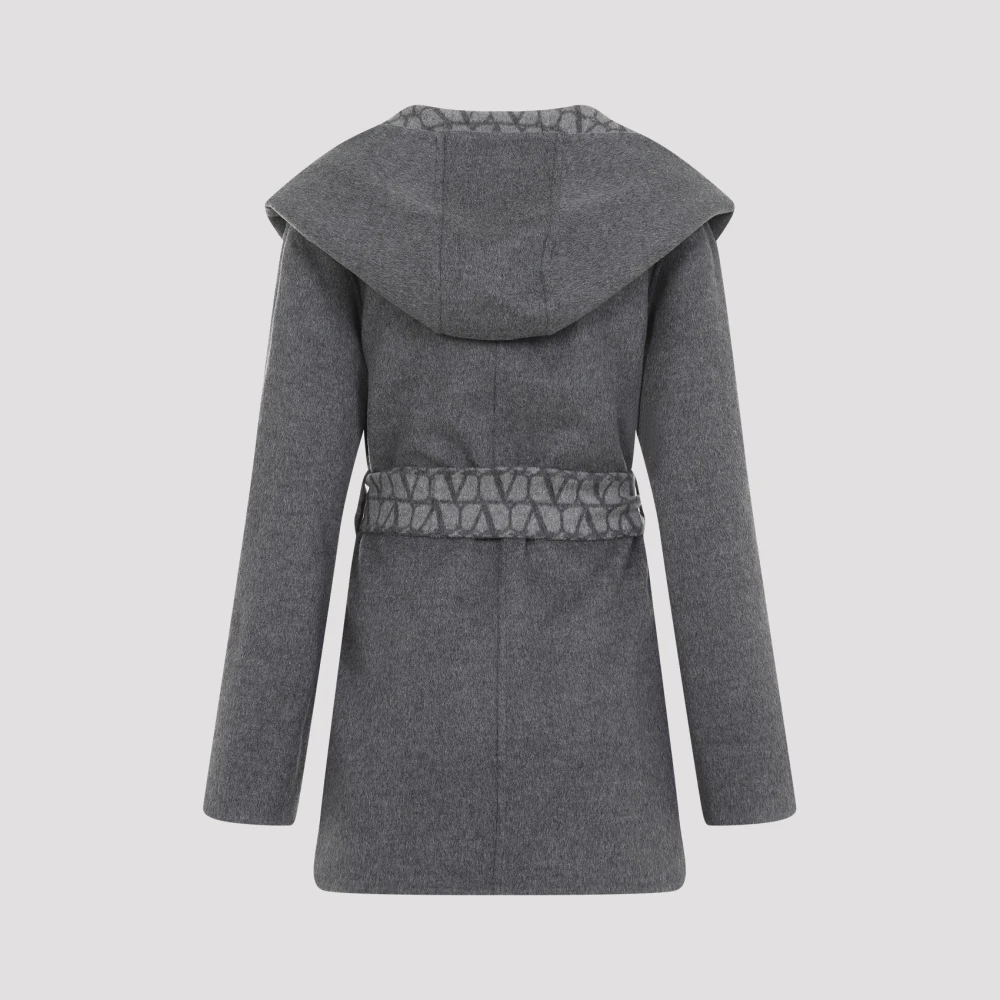 Valentino Grijze Jassen voor Vrouwen Aw24 Gray Dames