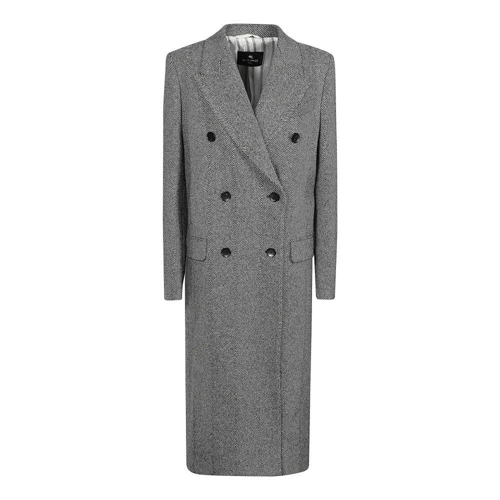 ETRO Stijlvolle Winterjas voor Mannen Gray Dames