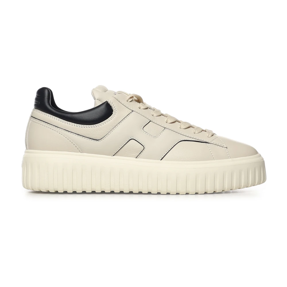 Hogan Men's Beige H-Stripes Trainers, Sneakers, 8 Uk, Shoes