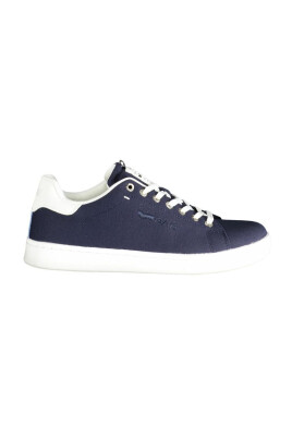 sneaker-en-polyester-bleu-avec-accents-blancs