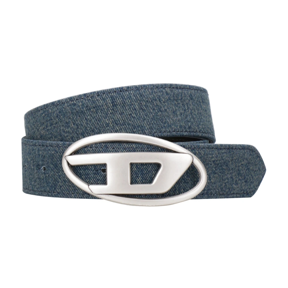Diesel Donna Blu - Denim Fibbia Ovale Cintura - Accessories - 75 Cm