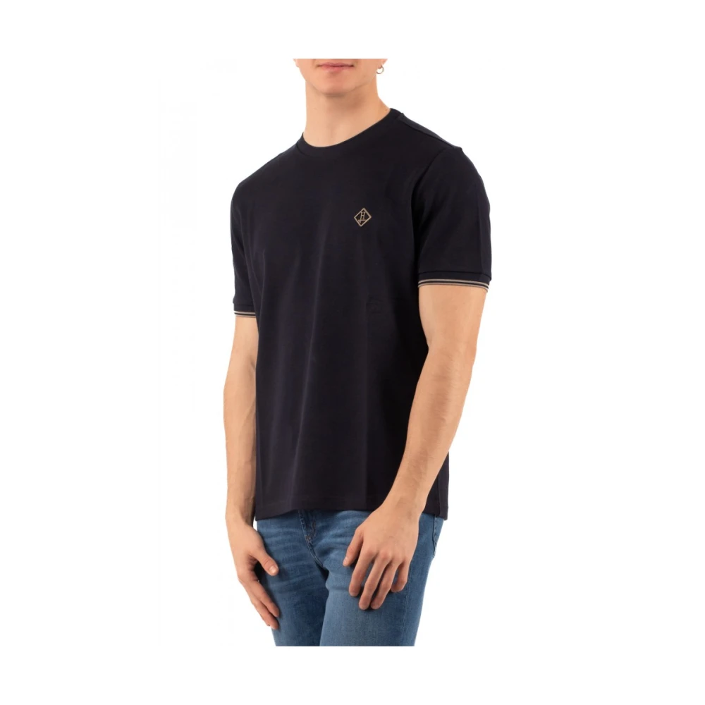 Herno Stijlvolle Gebreide Top Blue Heren