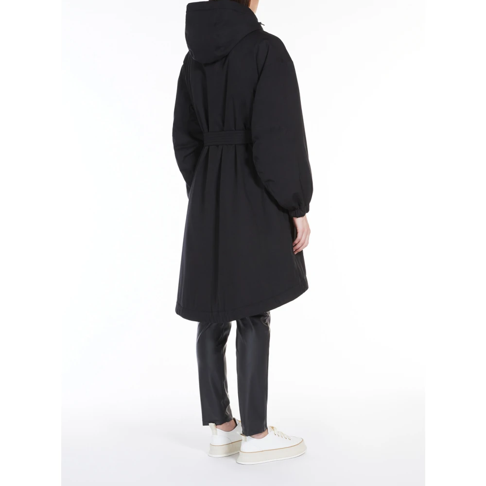 Max Mara Natalin Parka Black Dames