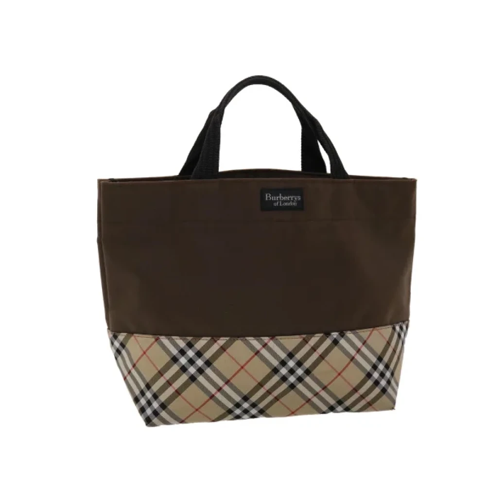 Burberry Vintage Pre-owned Nylon totes Brown Dames