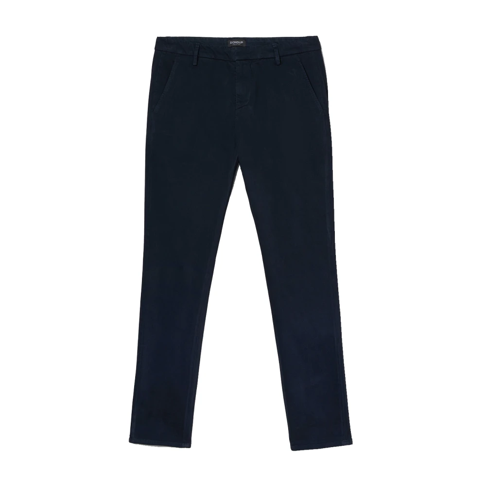 Dondup Homme Bleu Pantalons, Taille: W40 Pantalon Gaubert Slim Chino