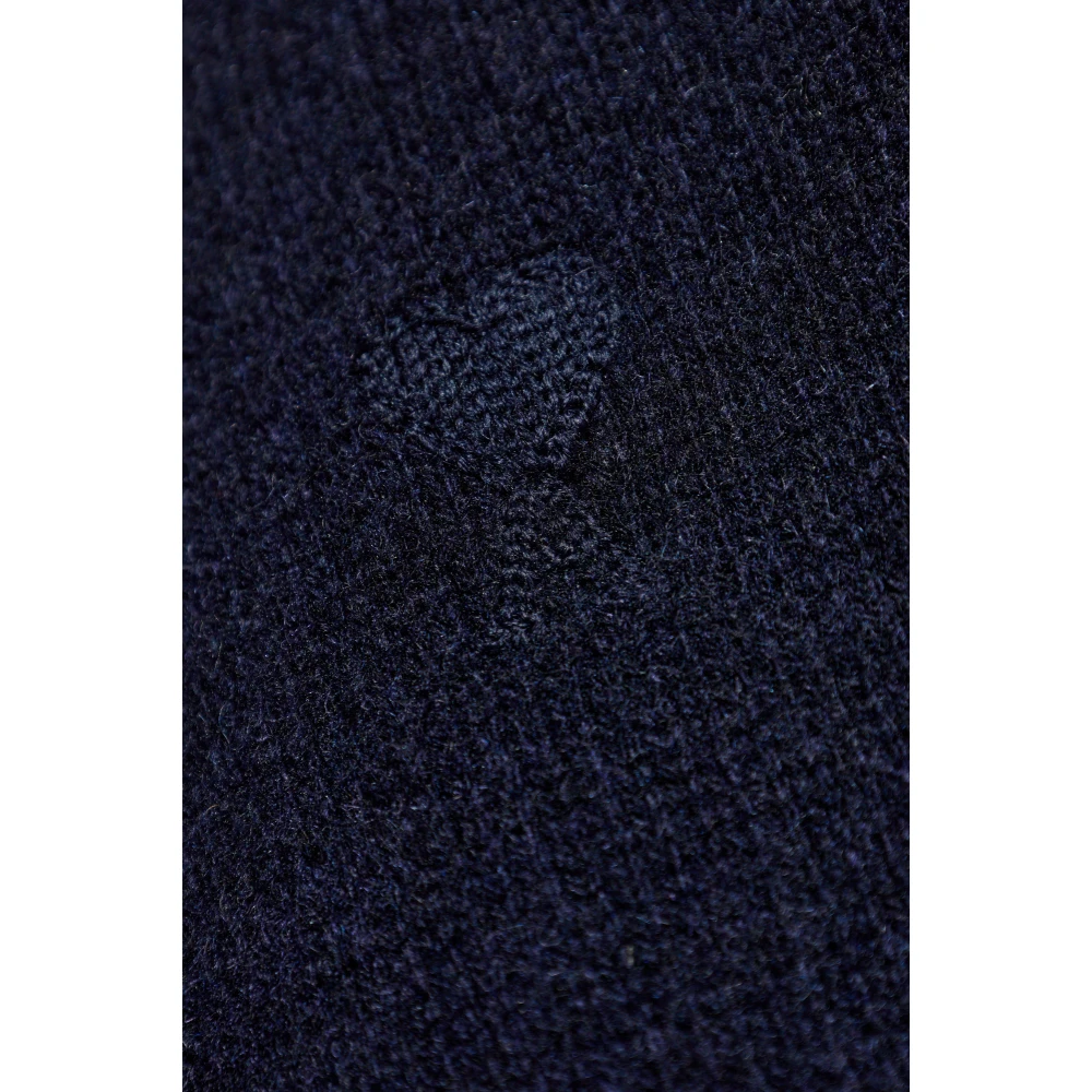 Ami Paris Cashmere Turtleneck Blue Heren