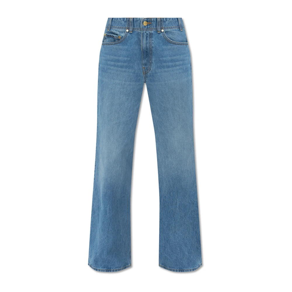 Ulla Johnson Elodie high-rise jeans met wijde pijpen Blue Dames