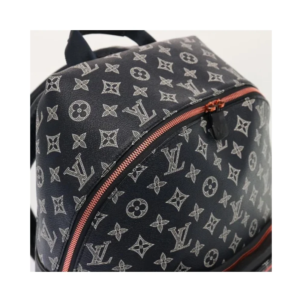 Louis Vuitton Vintage Pre-owned Coated canvas backpacks Blue Dames
