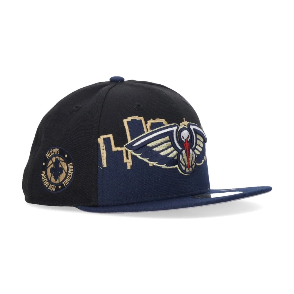 new era NBA Flat Brim Cap Zwart Blue Heren