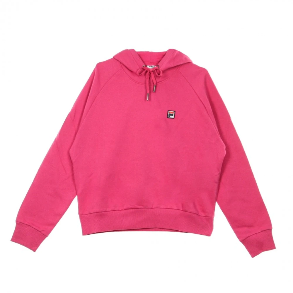 Fila Women's Pink Hoodies, L, Sweatshirt