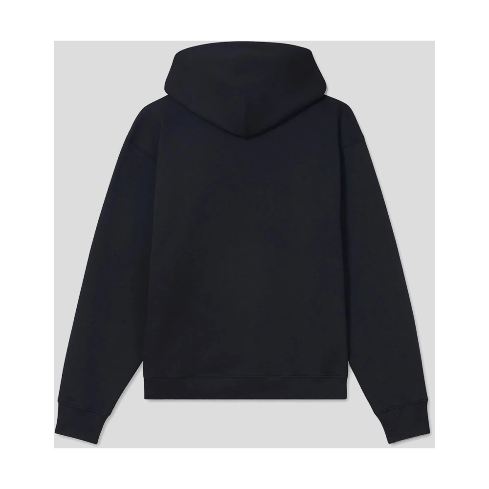 Kenzo Katoenen Logo Hoodie Black Heren