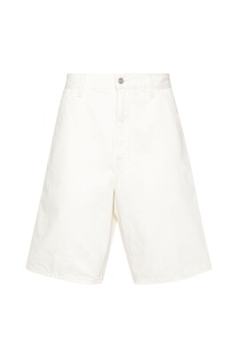 white-cotton-denim-shorts