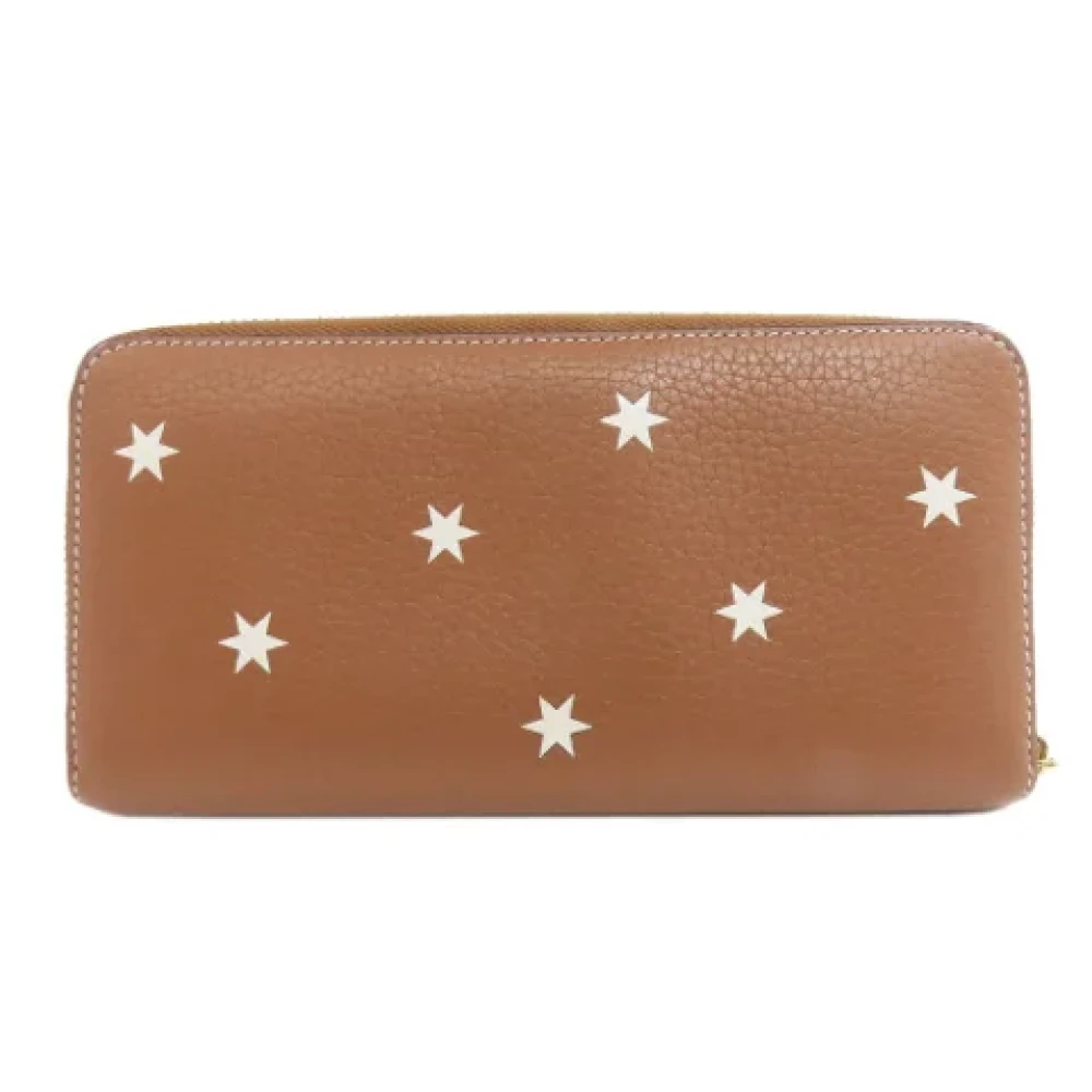 Loewe Pre-owned Leather wallets Brown Dames