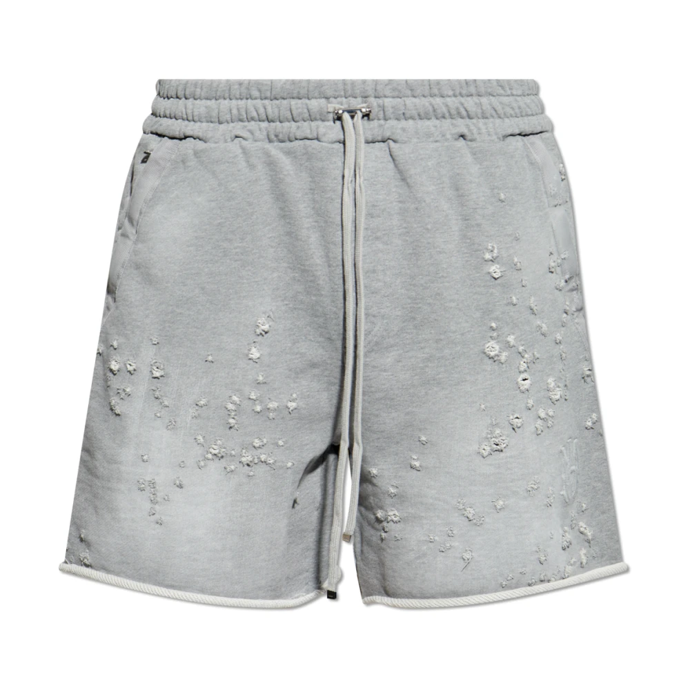 Amiri Logo shorts Gray Heren