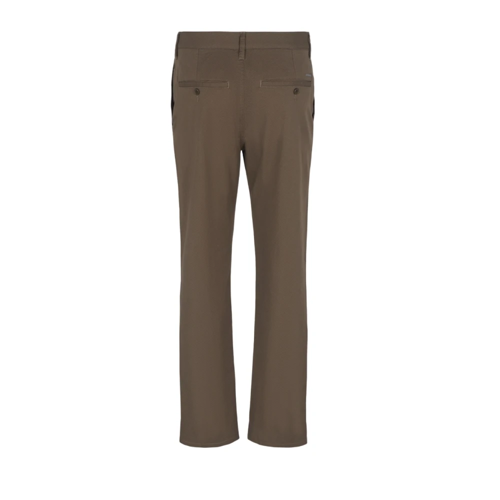Armani Exchange Bruine katoenen broek Brown Heren