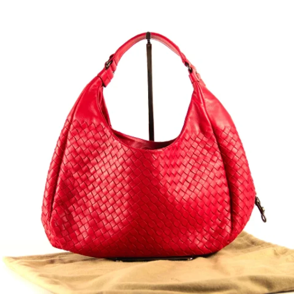 Bottega Veneta Vintage Pre-owned Fabric shoulder-bags Pink Dames
