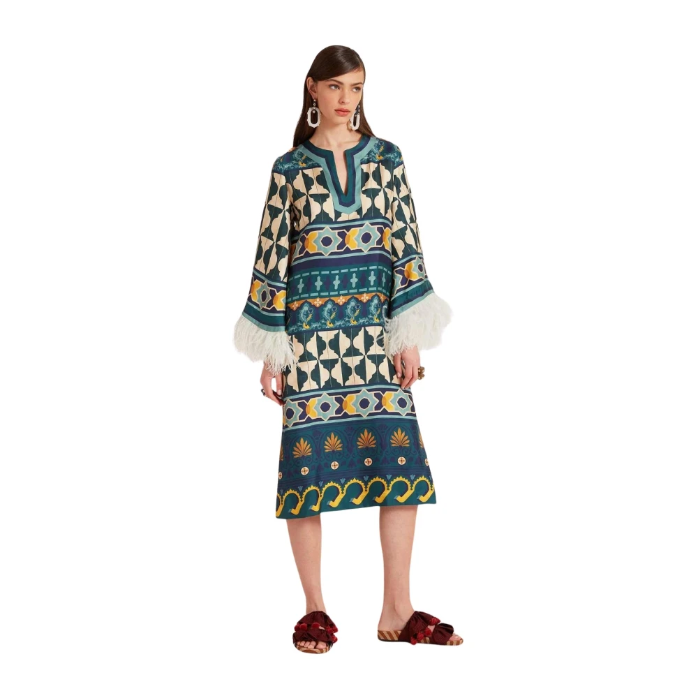 La DoubleJ Veren Kaftan Jurk Multicolor Dames