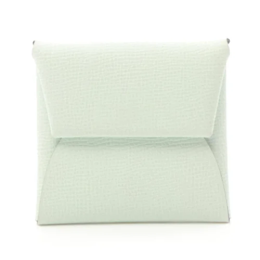Hermès Vintage Pre-owned Leather wallets Green Dames