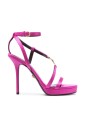 sandales-en-satin-fuchsia-avec-meduse
