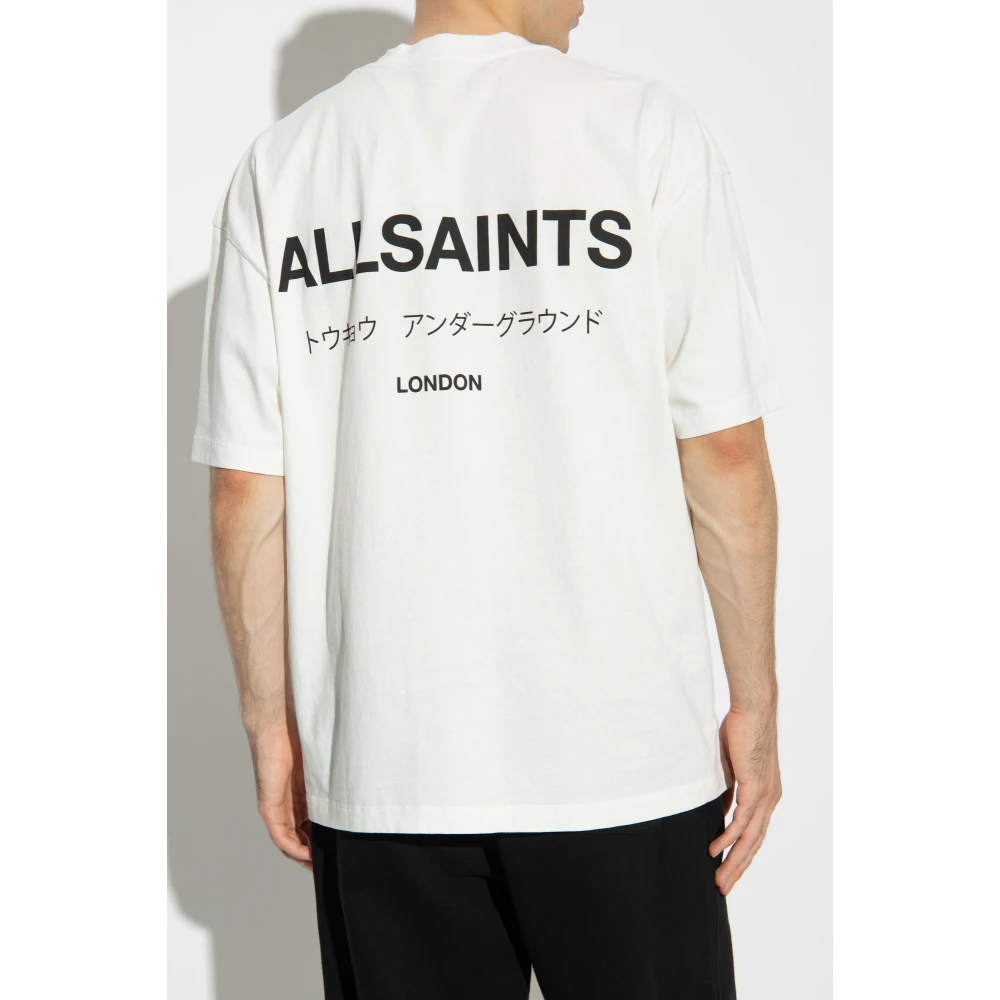 AllSaints Underground T-Shirt White Heren