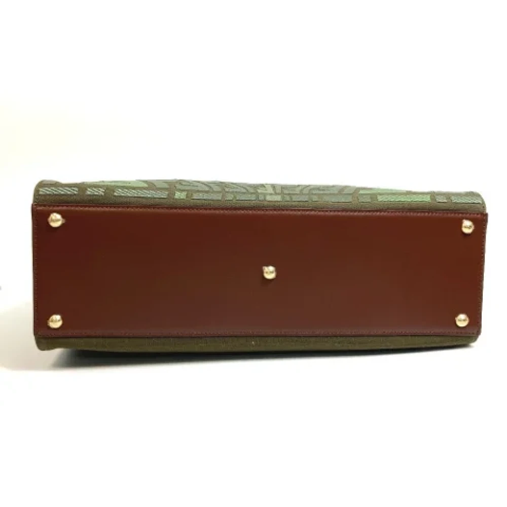 Fendi Vintage Pre-owned Cotton fendi-bags Green Dames