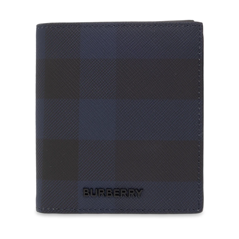 Burberry Vikbar plånbok Blue, Herr